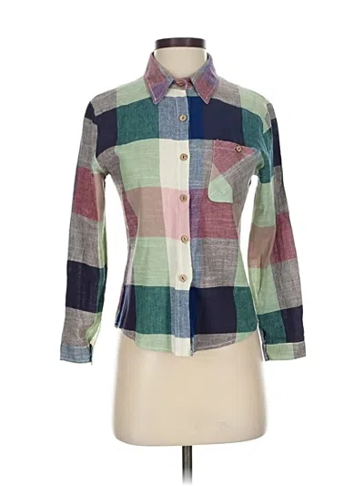 Pre-owned Assorted Brands Long Sleeve Button Down Shirt In Pink