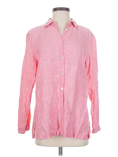Pre-owned Assorted Brands Long Sleeve Button Down Shirt In Pink
