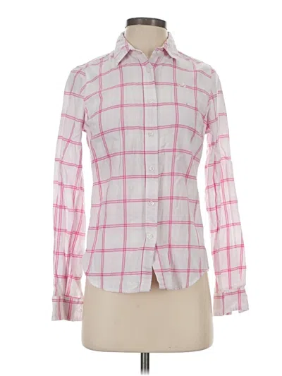 Pre-owned Assorted Brands Long Sleeve Button Down Shirt In Pink
