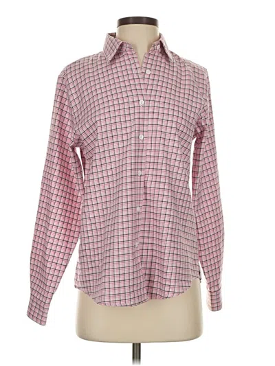 Pre-owned Assorted Brands Long Sleeve Button Down Shirt In Pink