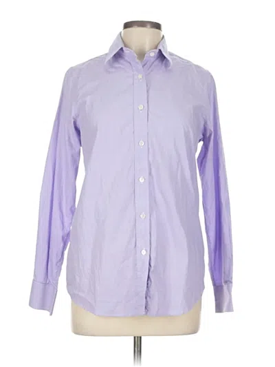 Pre-owned Assorted Brands Long Sleeve Button Down Shirt In Purple