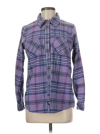Pre-owned Assorted Brands Long Sleeve Button Down Shirt In Purple