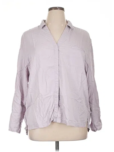 Pre-owned Assorted Brands Long Sleeve Button Down Shirt In Purple