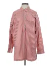Assorted Brands Long Sleeve Button Down Shirt In Red