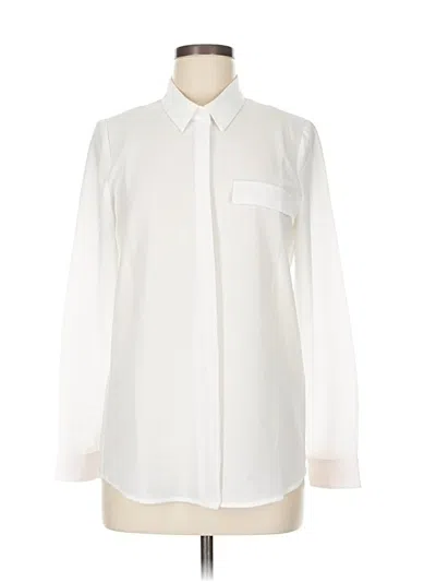 Pre-owned Assorted Brands Long Sleeve Button Down Shirt In White