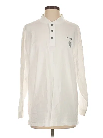 Pre-owned Assorted Brands Long Sleeve Button Down Shirt In White