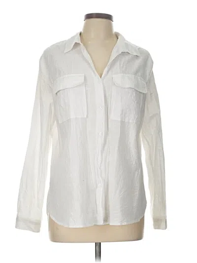 Pre-owned Assorted Brands Long Sleeve Button Down Shirt In White