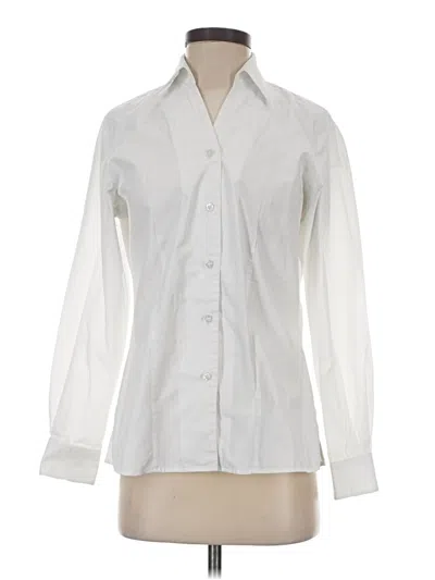Pre-owned Assorted Brands Long Sleeve Button Down Shirt In White