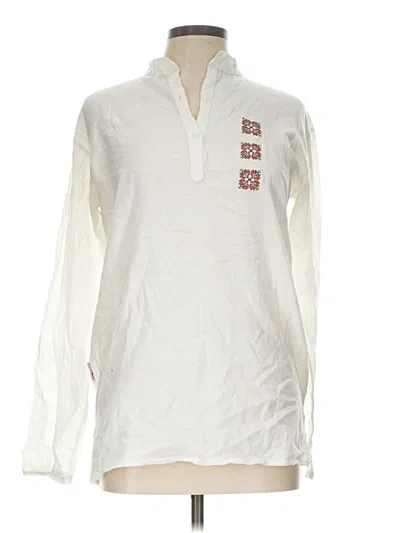 Pre-owned Assorted Brands Long Sleeve Button Down Shirt In White