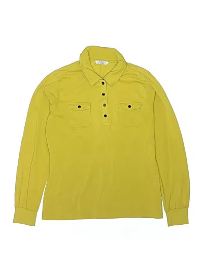 Pre-owned Assorted Brands Kids' Long Sleeve Button Down Shirt In Yellow