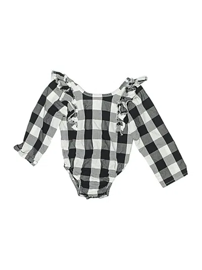 Pre-owned Assorted Brands Kids' Long Sleeve Onesie In Black