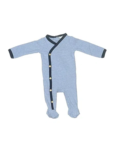 Pre-owned Assorted Brands Babies' Long Sleeve Onesie In Blue