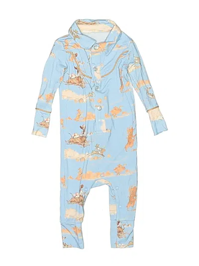 Pre-owned Assorted Brands Babies' Long Sleeve Onesie In Blue