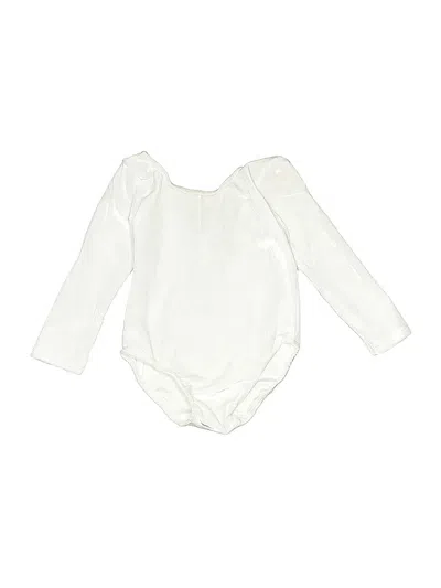 Pre-owned Assorted Brands Babies' Long Sleeve Onesie In Ivory