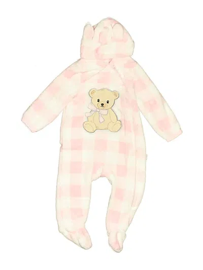 Pre-owned Assorted Brands Babies' Long Sleeve Onesie In Pink