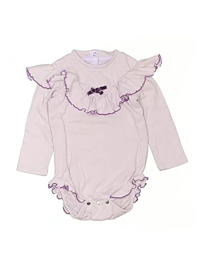 Pre-owned Assorted Brands Kids' Long Sleeve Onesie In Purple