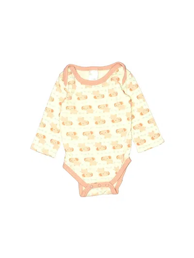 Pre-owned Assorted Brands Babies' Long Sleeve Onesie In White