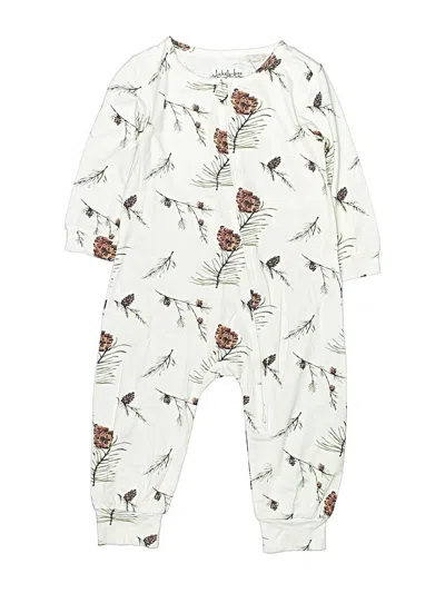 Pre-owned Assorted Brands Kids' Long Sleeve Onesie In White