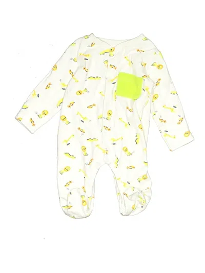 Pre-owned Assorted Brands Babies' Long Sleeve Onesie In Yellow