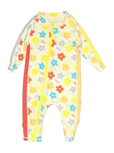 Pre-owned Assorted Brands Babies' Long Sleeve Onesie In Yellow