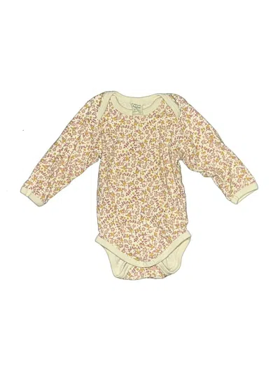 Pre-owned Assorted Brands Babies' Long Sleeve Onesie In Yellow