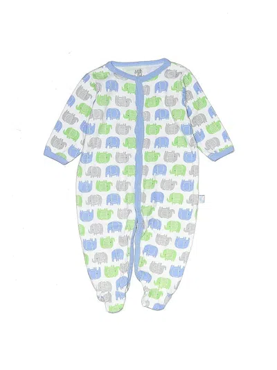 Pre-owned Assorted Brands Babies' Long Sleeve Outfit In Blue