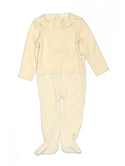 Pre-owned Assorted Brands Babies' Long Sleeve Outfit In Gold