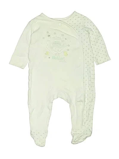Pre-owned Assorted Brands Babies' Long Sleeve Outfit In Green