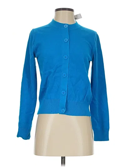 Pre-owned Assorted Brands Long Sleeve Polo Shirt In Blue