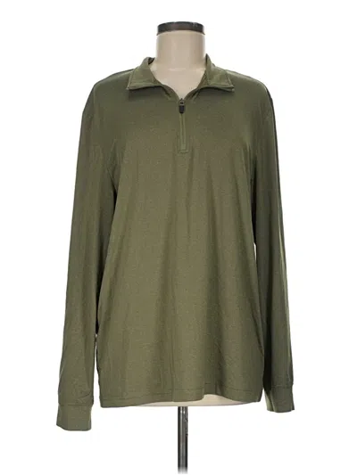 Pre-owned Assorted Brands Long Sleeve Polo Shirt In Green