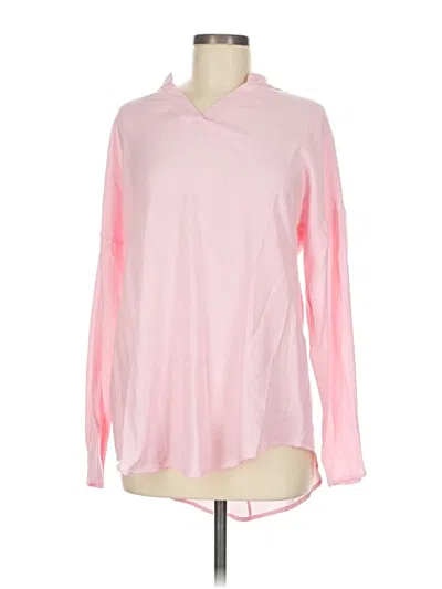 Pre-owned Assorted Brands Long Sleeve Polo Shirt In Pink