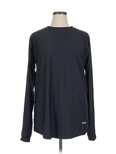 Pre-owned Assorted Brands Long Sleeve T-shirt In Black