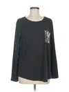 Assorted Brands Long Sleeve T-shirt In Black