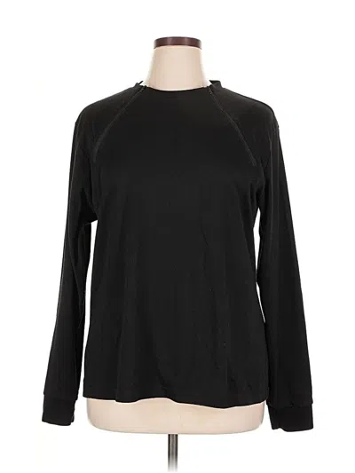 Pre-owned Assorted Brands Long Sleeve T-shirt In Black