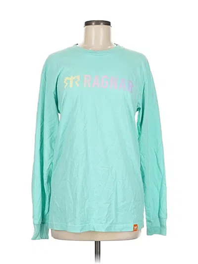 Pre-owned Assorted Brands Long Sleeve T-shirt In Blue