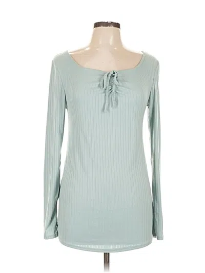 Pre-owned Assorted Brands Long Sleeve T-shirt In Blue