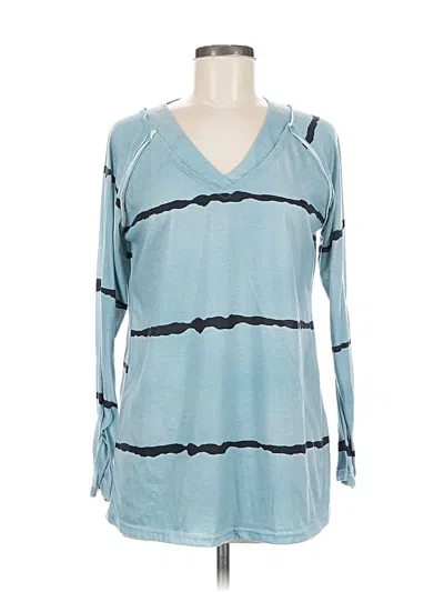 Pre-owned Assorted Brands Long Sleeve T-shirt In Blue