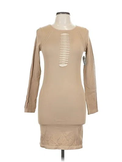 Pre-owned Assorted Brands Long Sleeve T-shirt In Brown