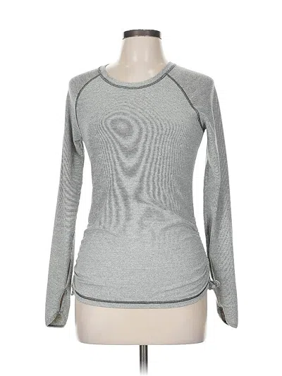 Pre-owned Assorted Brands Long Sleeve T-shirt In Gray