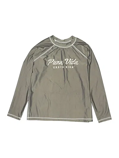 Pre-owned Assorted Brands Kids' Long Sleeve T-shirt In Gray