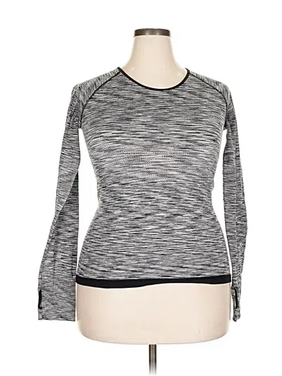 Pre-owned Assorted Brands Long Sleeve T-shirt In Gray