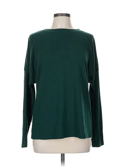 Pre-owned Assorted Brands Long Sleeve T-shirt In Green