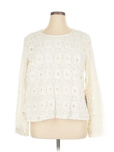 Pre-owned Assorted Brands Long Sleeve T-shirt In White