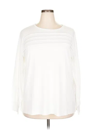 Pre-owned Assorted Brands Long Sleeve T-shirt In White