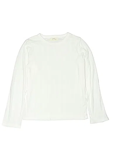 Pre-owned Assorted Brands Kids' Long Sleeve T-shirt In White