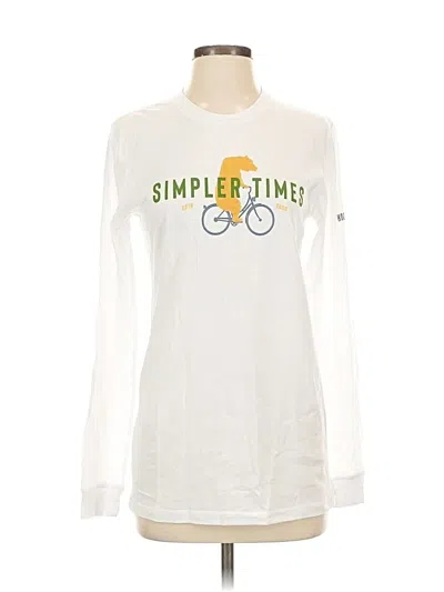 Pre-owned Assorted Brands Long Sleeve T-shirt In White