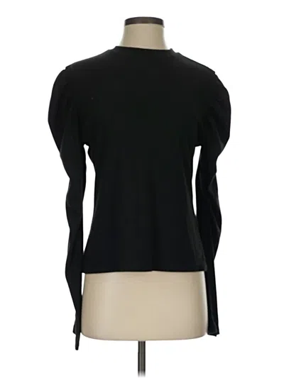 Pre-owned Assorted Brands Long Sleeve Top Black Turtleneck Tops
