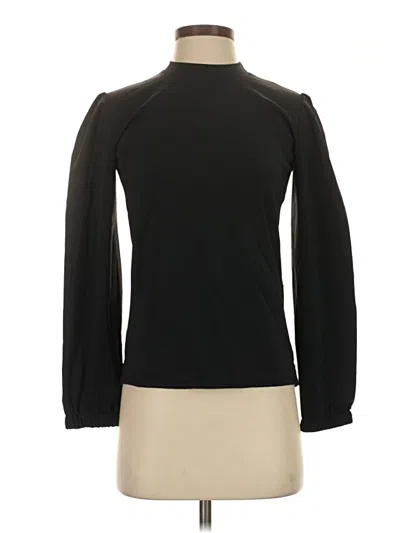 Assorted Brands Long Sleeve Top Black Turtleneck Tops
