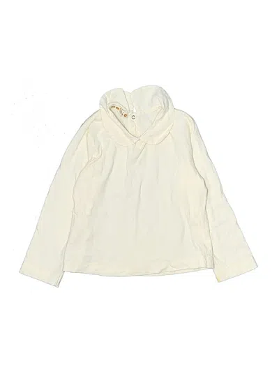 Pre-owned Assorted Brands Kids' Long Sleeve Top Ivory Cowl Neck Tops