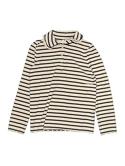 Pre-owned Assorted Brands Kids' Long Sleeve Top Ivory Turtleneck Tops